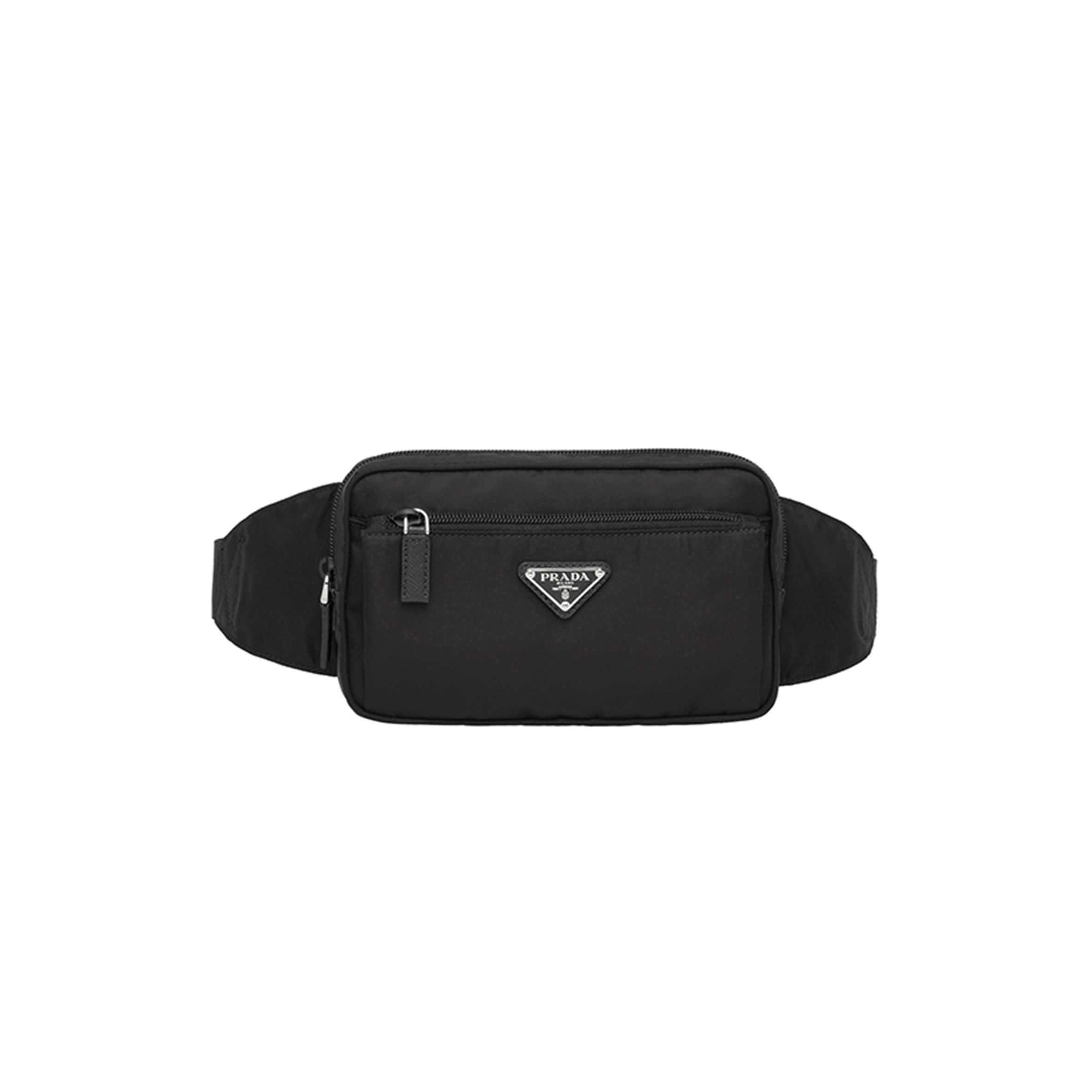 PRADA RE-NYLON AND SAFFIANO LEATHER BELT BAG 2VL977 (21*12.5*4.5cm)